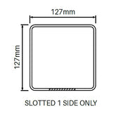 127MM X 127MM 1 way PVC fence post - Full privacy, 7 year Warranty